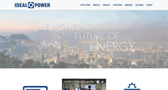 Desktop Screenshot of idealpower.com